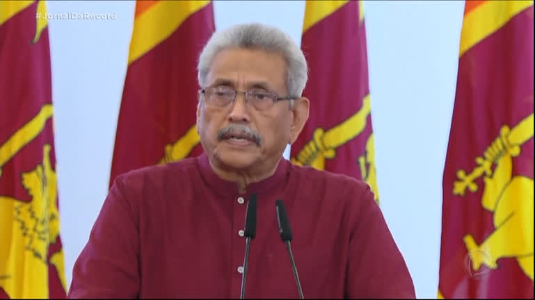 You are currently viewing Após fugir do país, presidente do Sri Lanka renuncia em carta