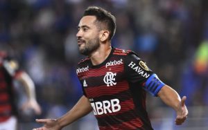 Read more about the article Everton Ribeiro se torna recordista do Flamengo na Libertadores e declara: “Vamos por mais”