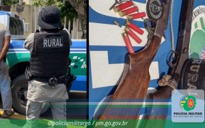 Read more about the article Suspeito de furto de gado tem armas de fogo apreendidas pela polícia em GO