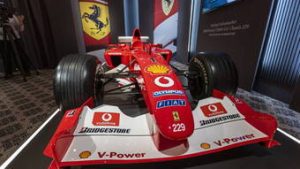 Read more about the article Ferrari de Schumacher avaliada em quase R$ 50 milhões vai para leilão em Genebra; veja