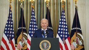 Read more about the article ‘Gigante onda vermelha não aconteceu’, diz Biden sobre republicanos