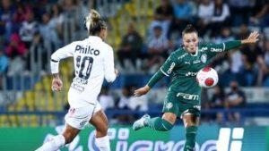 Read more about the article Palmeiras vence o Santos na ida da final do Paulistão Feminino