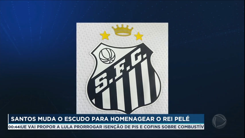 You are currently viewing Santos altera escudo do clube para homenagear Pelé