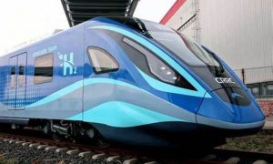 Read more about the article Novo trem movido a hidrogênio é lançado na China; Conheça