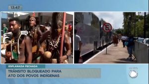 Read more about the article Trânsito da Esplanada é bloqueado para atos dos povos indígenas