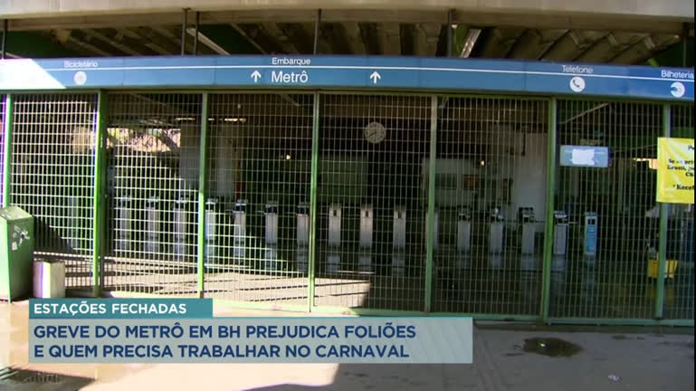 You are currently viewing BH continua sem metrô durante o Carnaval