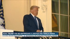 Read more about the article Donald Trump se entregará à Justiça dos EUA nesta terça (4)