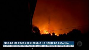 Read more about the article Número de focos de incêndio no norte da Espanha passa de 120