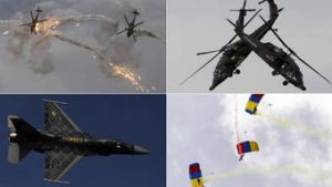 Read more about the article Vizinha de Venezuela e Brasil, Colômbia simula disparos com helicópteros e invasão de território