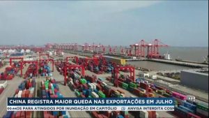 Read more about the article China registra maior queda nas exportações desde o início da pandemia