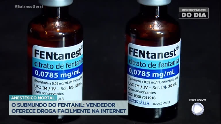 You are currently viewing Exclusivo: Anestésico fentanil é vendido livremente na internet