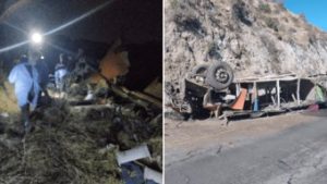 Read more about the article Acidente de ônibus no Peru deixa 13 mortos; veículo capotou e caiu em abismo de 200 metros