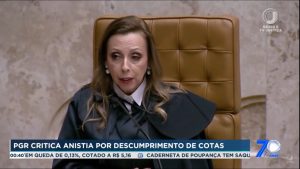 Read more about the article Procuradora-Geral da República critica anistia por descumprimento de cotas