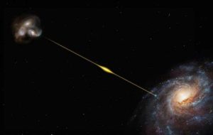 Read more about the article Astrônomos detectam ondas de rádio antigas de 8 bilhões de anos em explosão cósmica