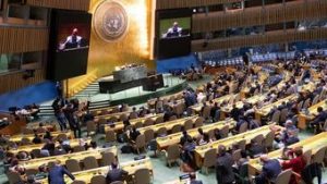 Read more about the article Assembleia-Geral da ONU aprova resolução para trégua humanitária em Gaza