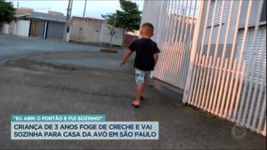 Read more about the article Criança de 3 anos foge de creche e vai sozinha até a casa da avó sem que ninguém percebesse