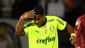 Read more about the article Palmeiras: Endrick está próximo de alcançar marca de Neymar no Brasileirão
