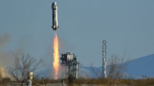 Read more about the article Empresa Blue Origin volta ao espaço um ano após acidente