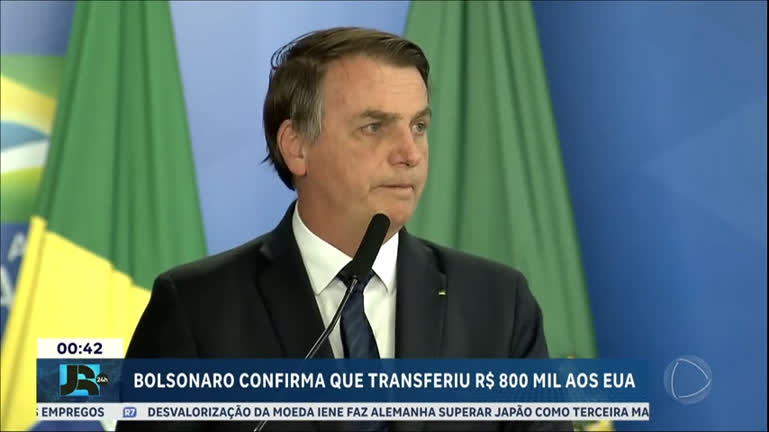 You are currently viewing Bolsonaro confirma que transferiu R$ 800 mil a conta nos EUA no fim de seu governo