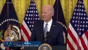 Read more about the article Pesquisa revela que Donald Trump está à frente de Joe Biden na corrida presidencial