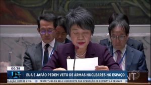 Read more about the article EUA e Japão pedem veto de armas nucleares no espaço em reunião na ONU