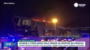 Read more about the article Ataque a uma casa de shows na Rússia deixa 40 mortos e centenas de feridos; veja vídeo