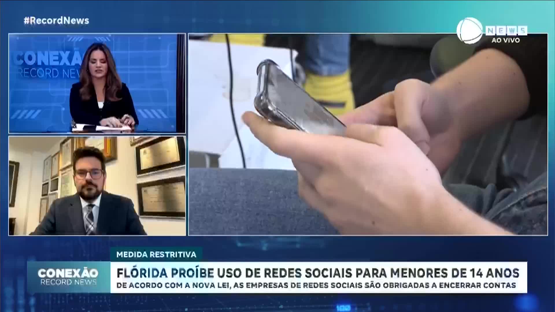 You are currently viewing Proibição de redes para menores de 14 anos não é ‘tirar a liberdade, mas protegê-los’, opina advogado