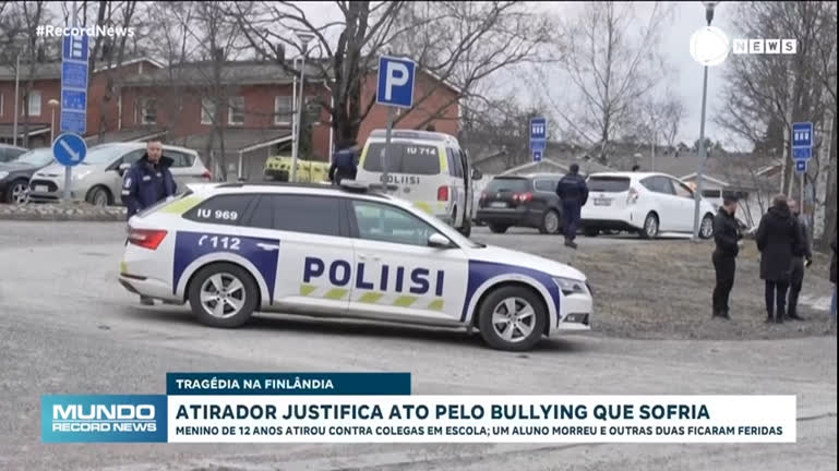 You are currently viewing Menino de 12 anos que abriu fogo em escola da Finlândia diz que matou porque sofria bulliyng